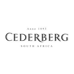 Cederberg South Africa logo with elegant black text on a white background.
