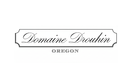 Domaine Drouhin Oregon logo with elegant script and border design for wine branding.