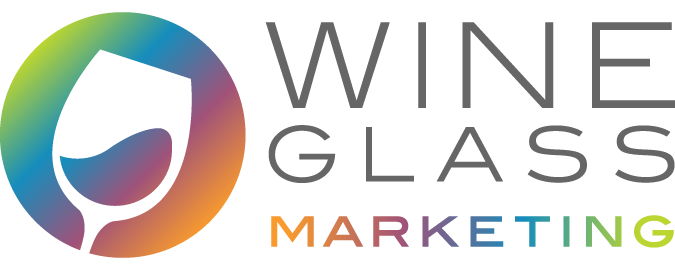 Wine Glass Marketing Logo